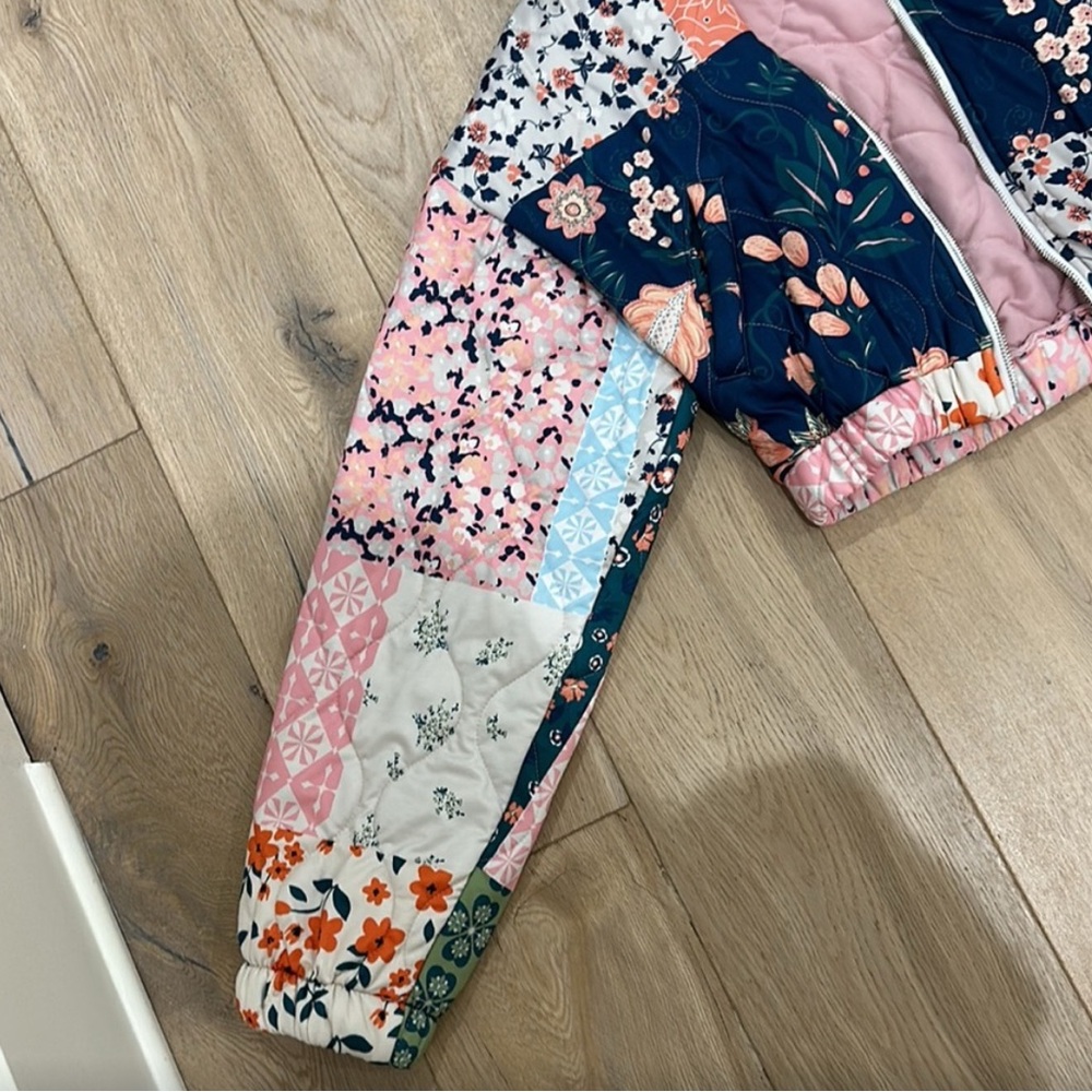 Colorful Patchwork Quilted Jacket - image 2